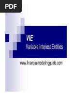 Variable Interest Entity
