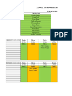 Jadwal Jaga Minggu 1 2 (15 Januari)