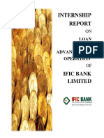 Loan and Advance Operation of IFIC Bank