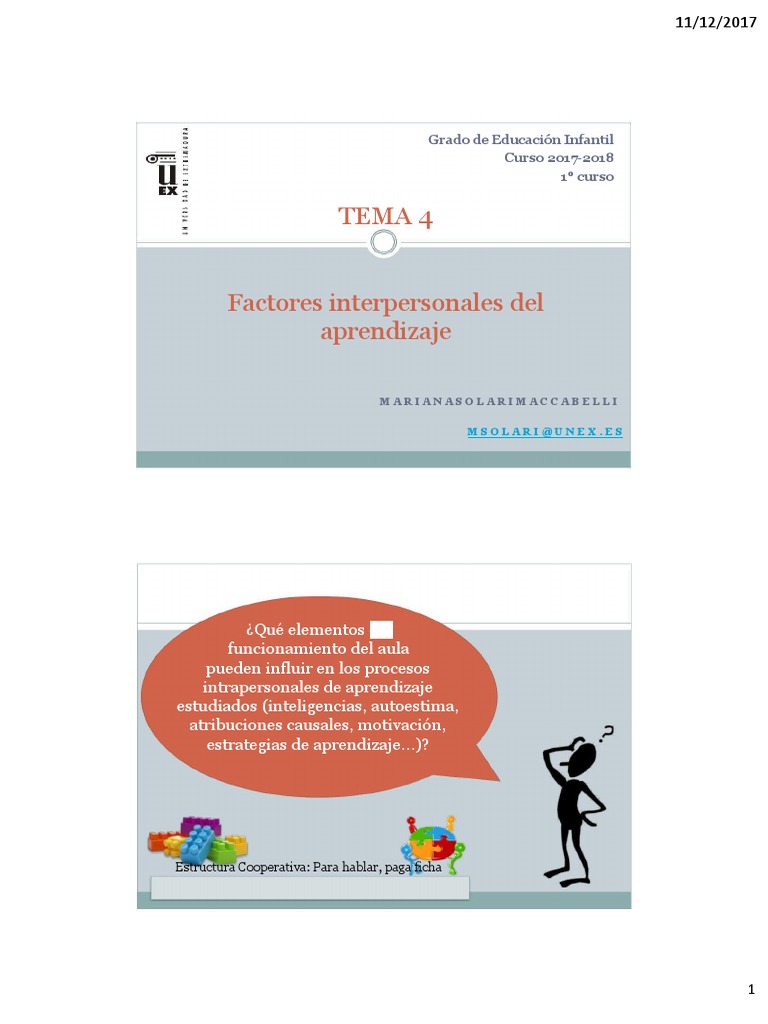 Factores del aprendizaje essay picture