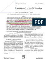 Nutritional Management of Acute Diarrhea: Global Issues in Pediatric Nutrition