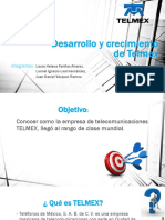 Desarrollo y Crecimiento de Telmex