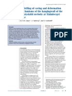 Modelling of Caving and Deformation Mechanisms of The Hangingwall of The Printzsköld Oreboby at Malmberget Mine