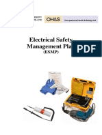 Electrical Safety Management Plan: (ESMP)
