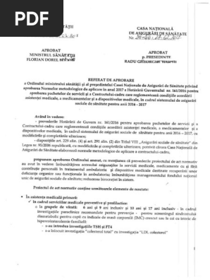 Ordin Norme Metodologice Contract Cadru Ms Cnas 196 139 2017 Pdf