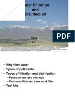 Water Filtration and Disinfection 2009