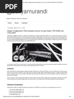 @achyarnurandi - Simple Configuration TDM Emulation Service On Your Nokia 7705-SAR8 and 7705-SARF