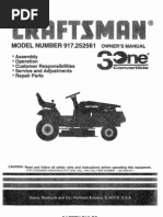 Download Craftsman Tractor 917252561 Manual by Rob Brill SN36998685 doc pdf