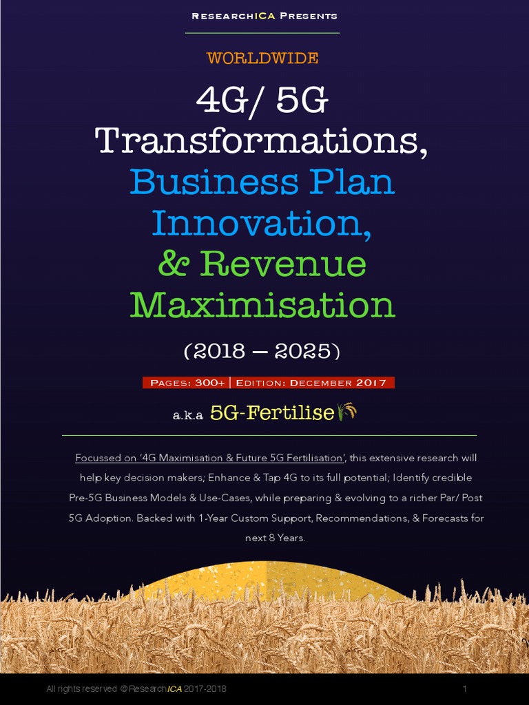 Toc Worldwide 4g5g Transformations BusinessplanInnovation and