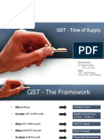 GST - Time of Supply