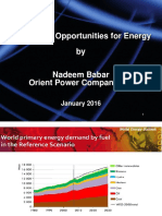 Corridor of Opportunities For Energy By: January 2016