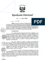 R.D. N° 137-2017 - MODIFICACION DE LINEAMIENTOS Y MANUAL DE MODALIDAD DE ACCION DE CONTINGENCIA