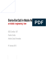 End-To-End QoS in Mobile Networks