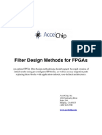 Filter Design Methods For Fpgas: Accelchip, Inc. 1900 Mccarthy Blvd. Suite 204 Milpitas, Ca 95035 (408) 943-0700