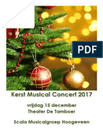 Programma Kerst Musical Concert 2017