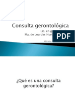 Consulta Gerontológica