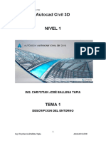Autocad Civil 3D - CLASE 1