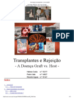 Transplantes e rejeição imunológica