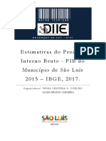 Nota Tecnica 2017-7 PIB2015 - PIB DO MUNICÍPIO DE SÃO LUÍS 2015