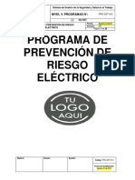 Programa de Prevención de Riesgo Eléctrico