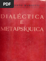 MARIOTTI Humberto - Dialetica e Metapsiquica - PENSE