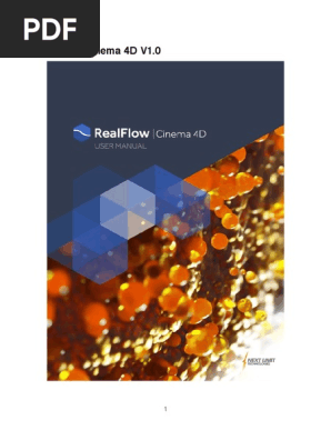Realflow Cinema 4d Manual 001 135 Shader Rendering Computer Graphics