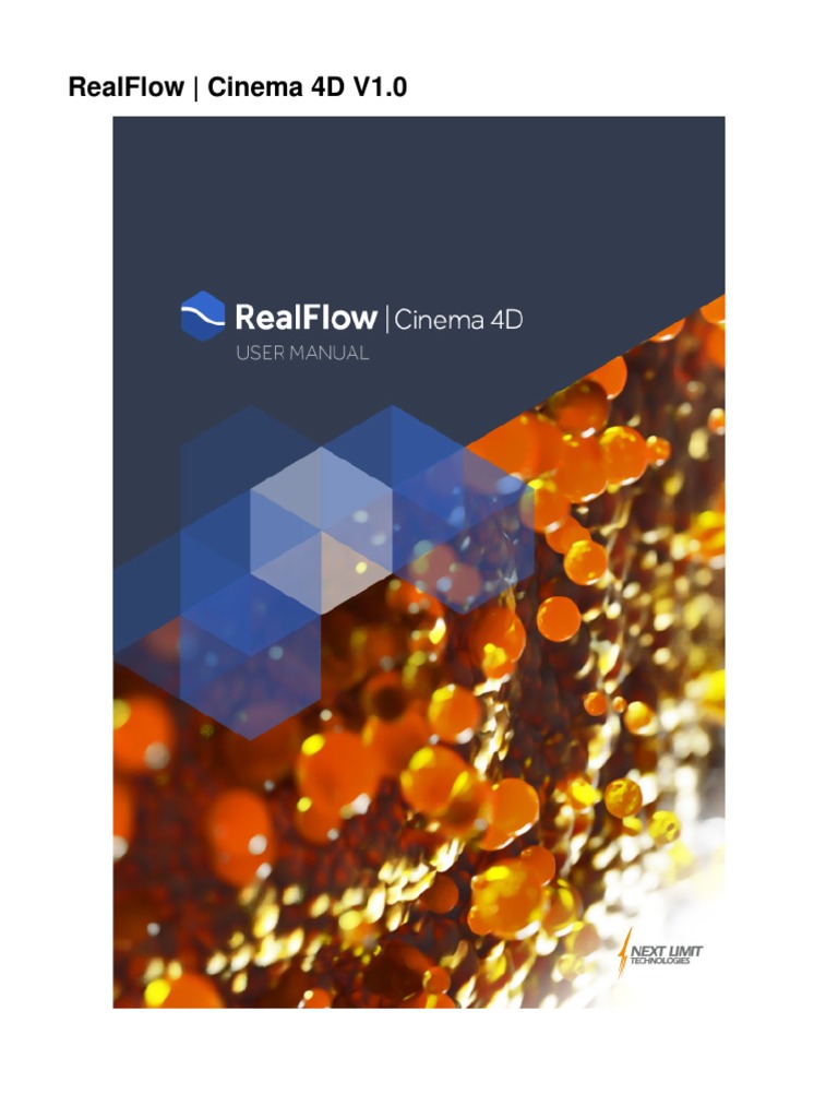RealFlow for Cinema 4D Guide | PDF | Computers