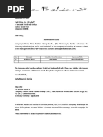 PayPal Authorization Letter Template | PDF