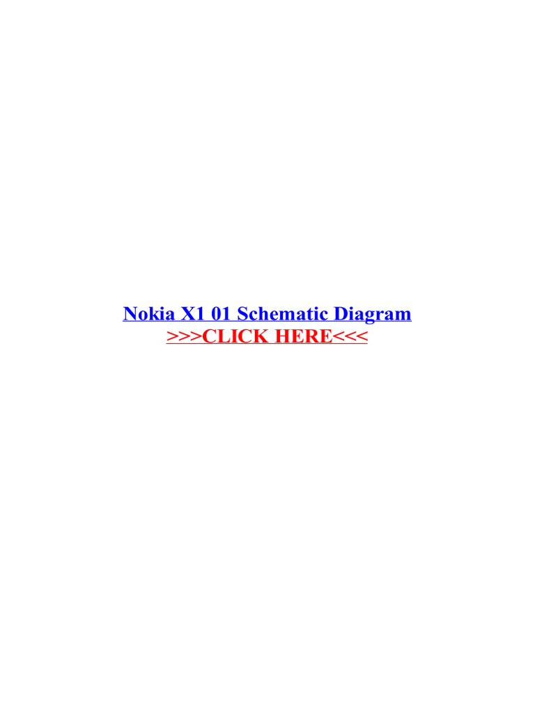 Nokia x1 01 Schematic Diagram PDF Liquid Crystal Display Microphone
