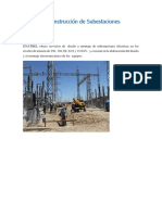 Montaje y Construcción de Subestaciones Eléctricas