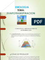 EVAPOTRANSPIRACION