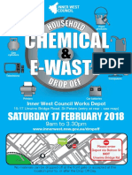 Household Chemical Cleanout and E-Waste Drop Off Flyer 2018