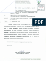 Informe de Comision