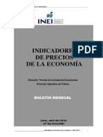 Indicadores de Precios de La Economía - Abril 2014 PDF