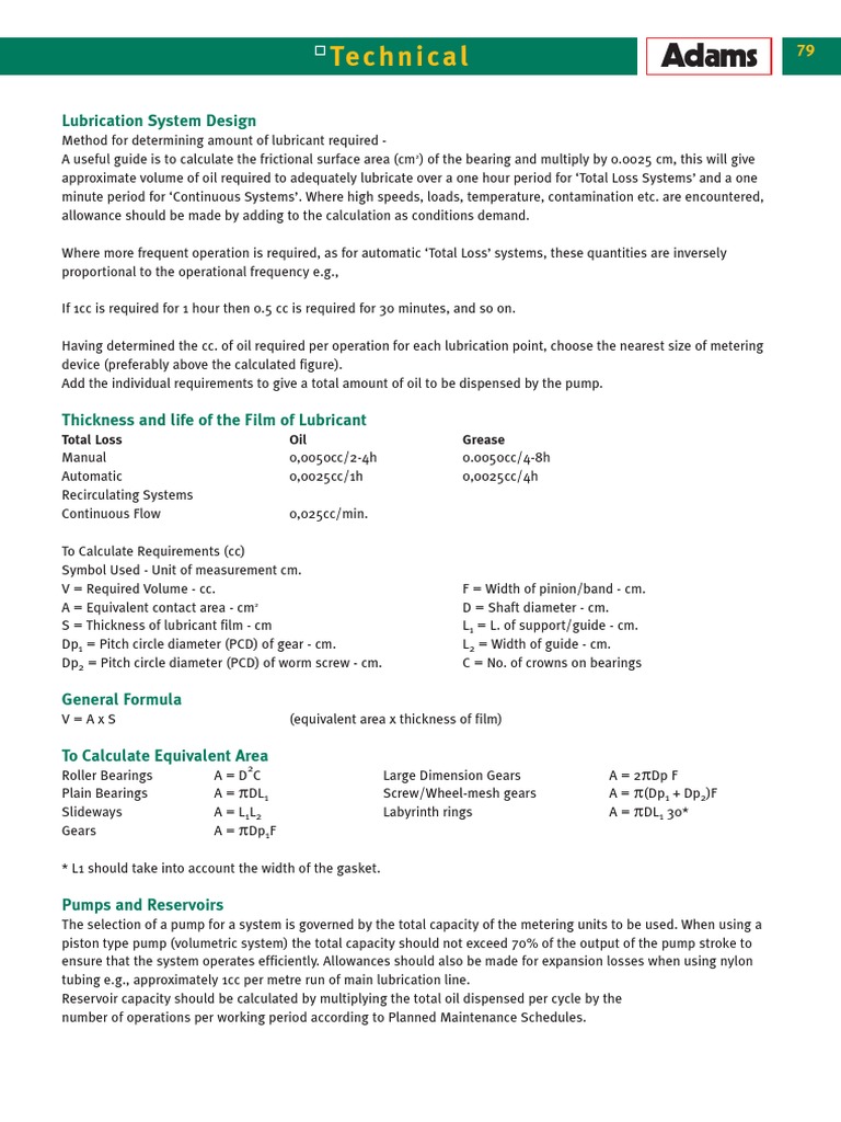 Lubrication System Design Guide | PDF | Viscosity | Bearing (Mechanical)