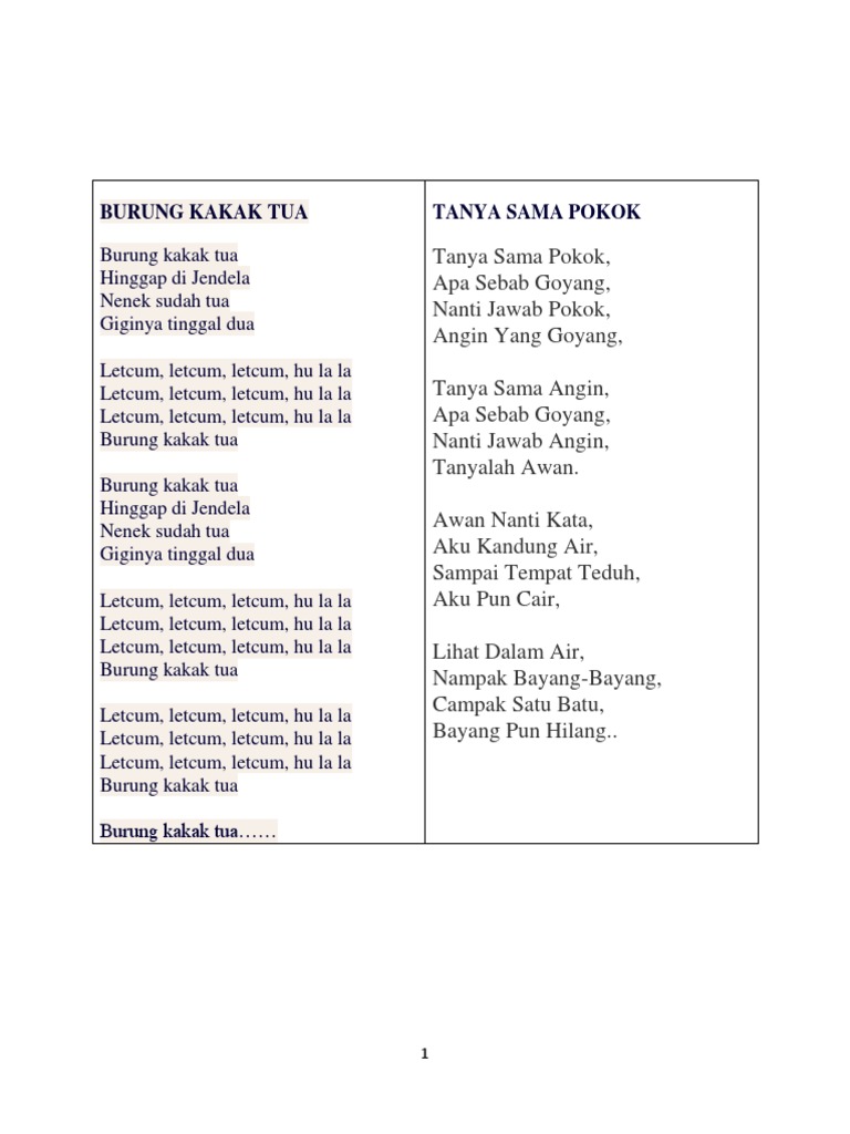 Lagu Bm Pagi Pdf