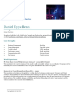 Daniel Epps-Benn: Core Strengths