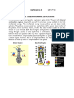 Wansi, Krisler M. Bsaeng'G 4 01/17/18: Engine Internal Combustion Parts and Functions