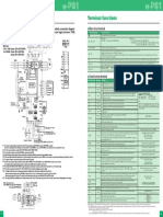 Standard connection diagrams for inverter terminals