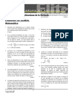 Problemas de cálculo y geometría analítica