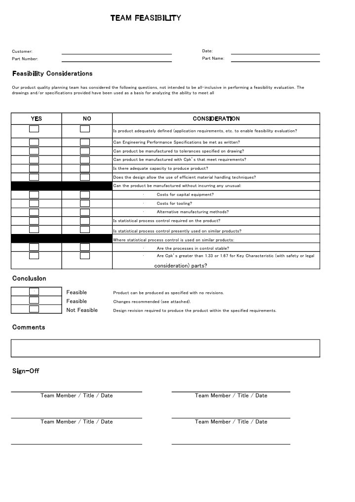 Team Feasibility | PDF | Specification (Technical Standard) | Process ...