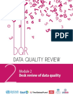 Desk Review of Data Quality