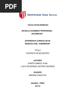 Contrato de Secuestro