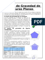 Centro de Gravedad de Figuras Planas Conocidas