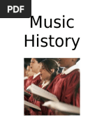 Music History Notebook Cover