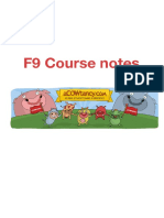 ACCA F9 Course Notes
