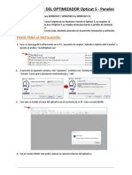 Nota Instalacion Opticut-Paneles