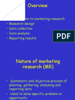 Introduction To Marketing Research - Research Design - Data Collection - Data Analysis - Reporting Results