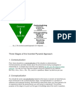Three Stages of The Inverted Pyramid Approach