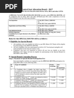 Special Round Rules Version 13 Jul 2017